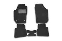 Коврики в салон SKODA Roomster 2006-, ун., 5 шт. (текстиль) Element
