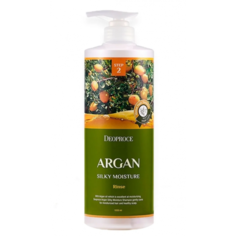 Бальзам для волос с аргановым маслом Deoproce Argan Silky Moisture Rinse, 1000 мл