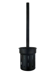 Ершик для унитаза FASHUN A71510-7 настенный, нержавеющая сталь, черный