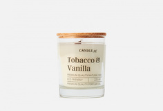 Свеча ароматическая из натурального воска с деревянным фитилем Candle ME