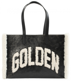 Черная сумка California с логотипом Golden Goose Deluxe Brand