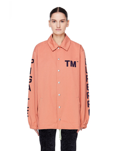 Розовая куртка TM Coach из хлопка Pigalle