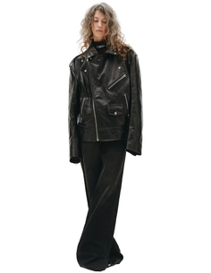 Кожаная байкерская куртка Vetements