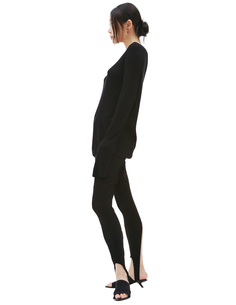 Леггинсы из хлопка со штрипками Yohji Yamamoto