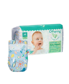 Offspring подгузники, M 6-10 кг. 42 шт. расцветка Сидней