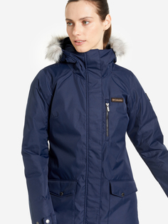 Куртка утепленная женская Columbia Suttle Mountain Long Insulated Jacket, Синий, размер 48