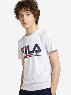 Футболка для мальчиков FILA, Белый, размер 176