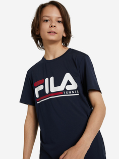 Футболка для мальчиков FILA, Синий, размер 152