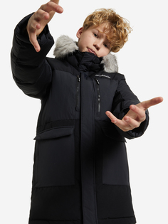 Куртка утепленная для мальчиков Columbia Marquam Peak Fusion Parka, Черный, размер 137-147