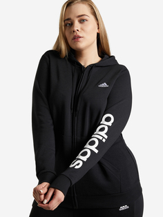 Толстовка женская adidas Essentials, Plus Size, Черный, размер 62-64