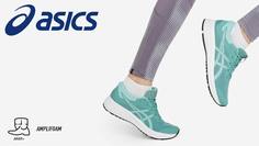 Кроссовки женские ASICS Patriot 12, Зеленый, размер 40.5