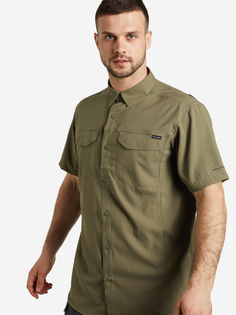 Рубашка с коротким рукавом мужская Columbia Silver Ridge Lite Short Sleeve Shirt, Зеленый, размер 48-50