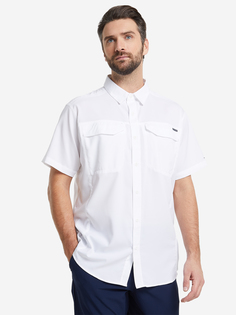 Рубашка мужская Columbia Silver Ridge Lite Short Sleeve Shirt, Белый, размер 48-50