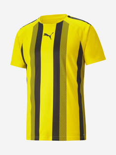 Футболка мужская PUMA teamLIGA Striped Jersey, Желтый, размер 50-52