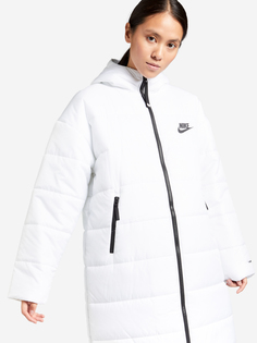 Пальто утепленное женское Nike Sportswear Therma-FIT Repel Classic Series, Белый, размер 50-52