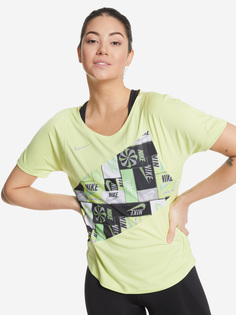 Футболка женская Nike, Желтый, размер 40-42