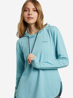 Худи женская Columbia Sun Trek Hooded Pullover, Голубой, размер 44