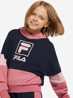 Худи для девочек FILA, Синий, размер 152