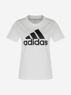 Футболка женская adidas Loungewear Essentials Logo, Белый, размер 40-42