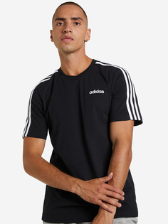 Футболка мужская adidas Essentials 3-Stripes T-Shirt, Черный, размер 44-46