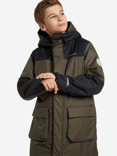 Куртка утепленная для мальчиков Outventure, Коричневый, размер 140