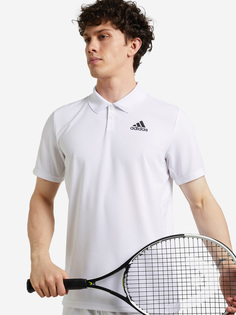 Поло мужское adidas Club Tennis Pique, Белый, размер 44-46