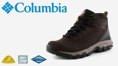 Ботинки мужские Columbia Newton Ridge Plus II Waterproof, Коричневый, размер 43