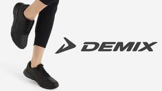 Кроссовки женские Demix Fluid Plus, Черный, размер 38