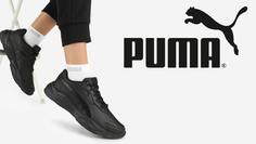 Кроссовки женские PUMA 90S Runner Sl, Черный, размер 35