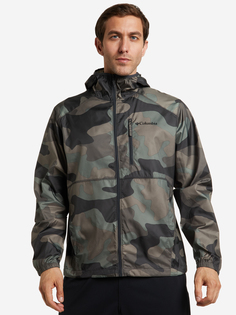 Ветровка мужская Columbia Flash Forward Windbreaker Print, Зеленый, размер 56