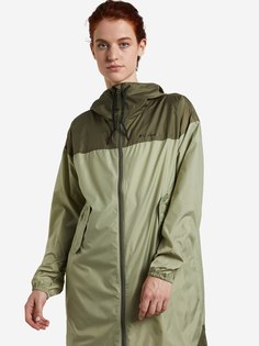 Куртка женская Columbia Flash Challenger Long Windbreaker, Зеленый, размер 42