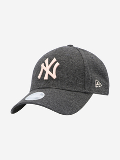 Бейсболка женская New Era 9Forty MLB New York Yankees, Серый, размер Без размера