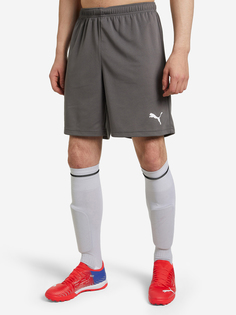 Шорты игровые мужские PUMA Teamrise, Серый, размер 44-46