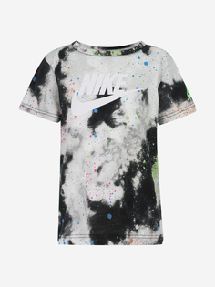 Футболка для мальчиков Nike Tie Dye Futura, Черный, размер 104