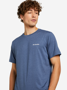 Футболка мужская Columbia Tech Trail Graphic Tee, Синий, размер 46