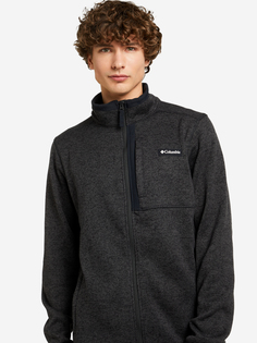 Джемпер флисовый мужской Columbia Sweater Weather Full Zip, Черный, размер 54