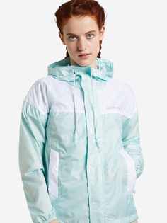 Ветровка женская Columbia Flash Challenger Windbreaker, Голубой, размер 44