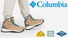 Ботинки женские Columbia Newton Ridge Plus Waterproof Amped, Бежевый, размер 37