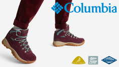 Ботинки женские Columbia Newton Ridge Plus Waterproof Amped, Красный, размер 37