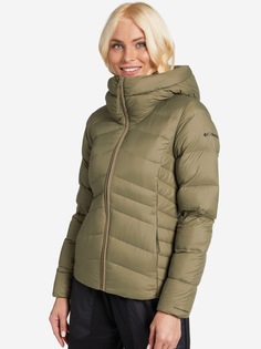 Куртка пуховая женская Columbia Autumn Park Down Hooded Jacket, Зеленый, размер 48