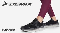 Кроссовки женские Demix Phoenix Cushfoam 2, Черный, размер 39