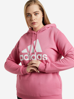 Толстовка женская adidas Essentials Logo, Plus Size, Розовый, размер 62-64