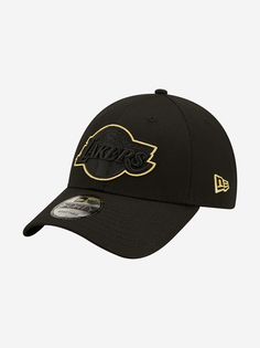 Бейсболка мужская New Era 9Forty NBA Los Angeles Lakers, Черный, размер Без размера