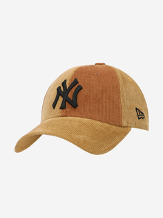 Бейсболка мужская New Era 9Forty MLB New York Yankees, Бежевый, размер Без размера