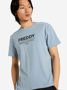 Футболка мужская Freddy, Голубой, размер 46-48