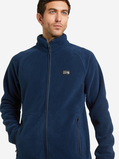 Джемпер флисовый мужской Mountain Hardwear Polartec Double Brushed Full Zip Jacket, Синий, размер 50-52
