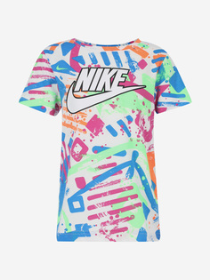 Футболка для мальчиков Nike Thrill Seeker Aop, Белый, размер 104