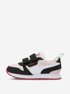 Кроссовки для девочек PUMA R78 V PS, Розовый, размер 28