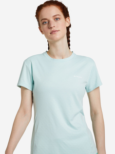 Футболка женская Columbia Zero Ice Cirro-Cool Ss Shirt, Голубой, размер 48