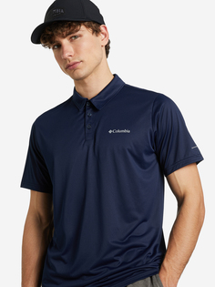 Поло мужское Columbia Hike Polo, Синий, размер 56